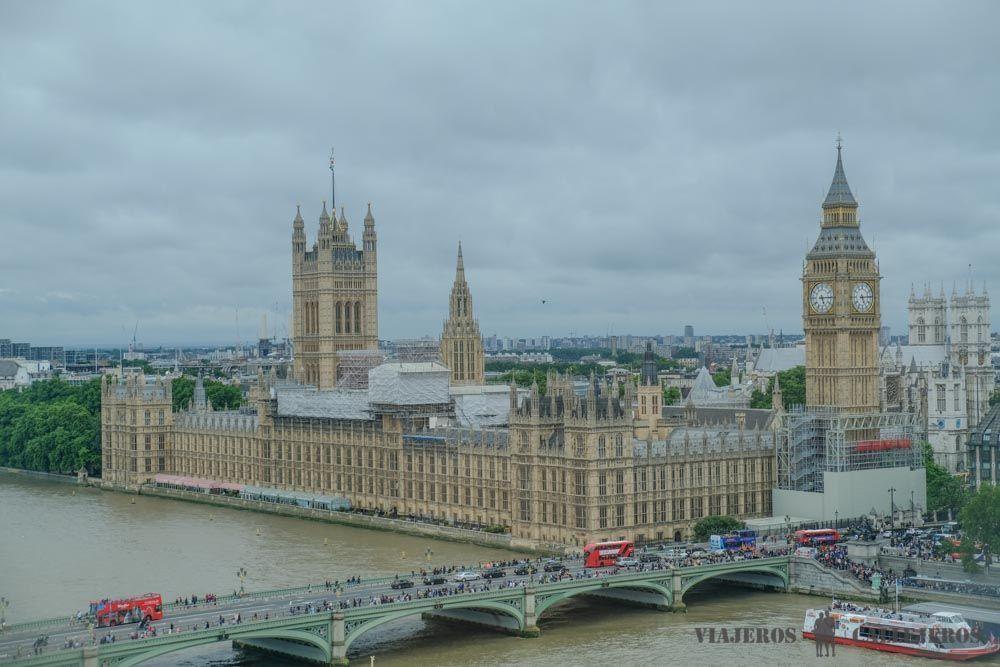 Vistas desde la Noria de Londres 