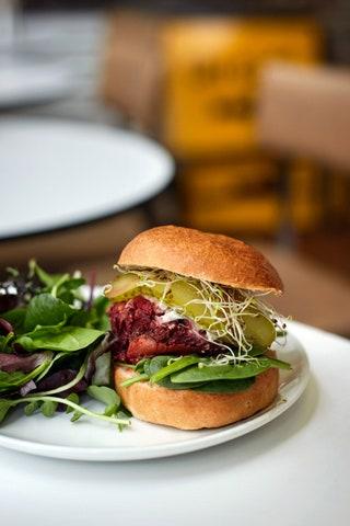 THE FIELDS BENEATH KENTISH TOWN     When the owner went vegan in 2017 so did his coffee shop. Since then dairyfree...