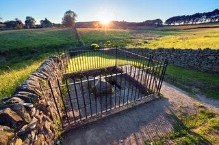 Momphessons well at Eyam in the Peak District