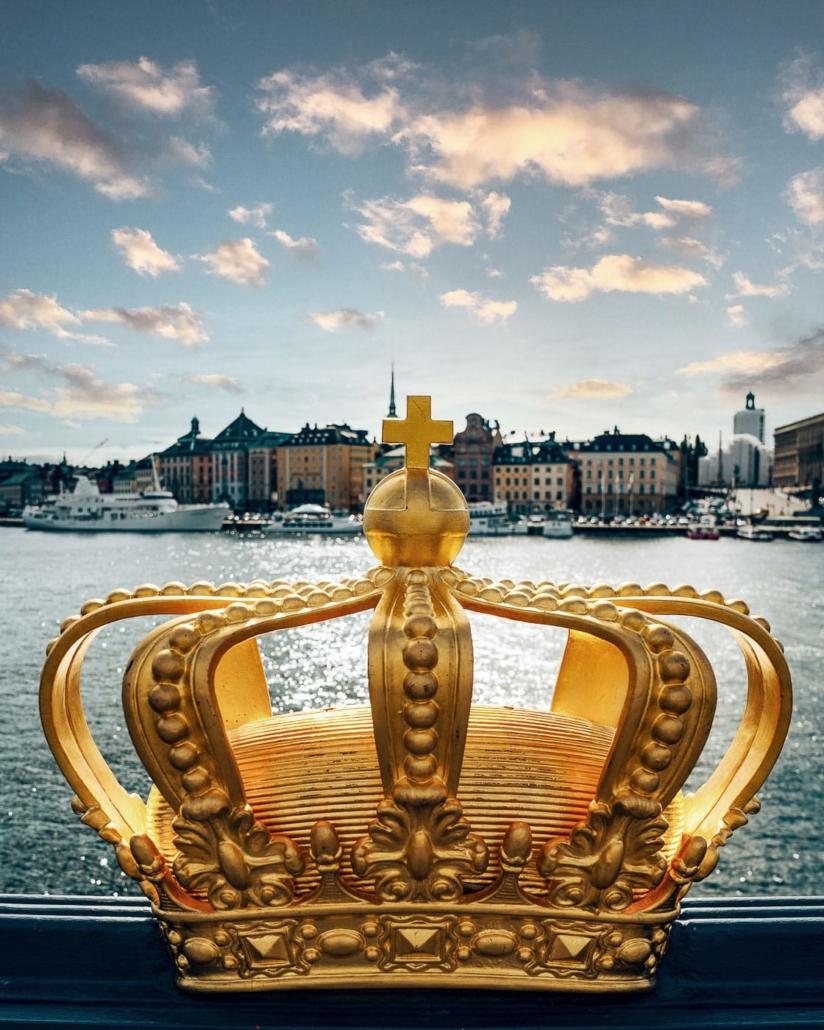 Skeppsholmen Brücke Stockholm Aussicht