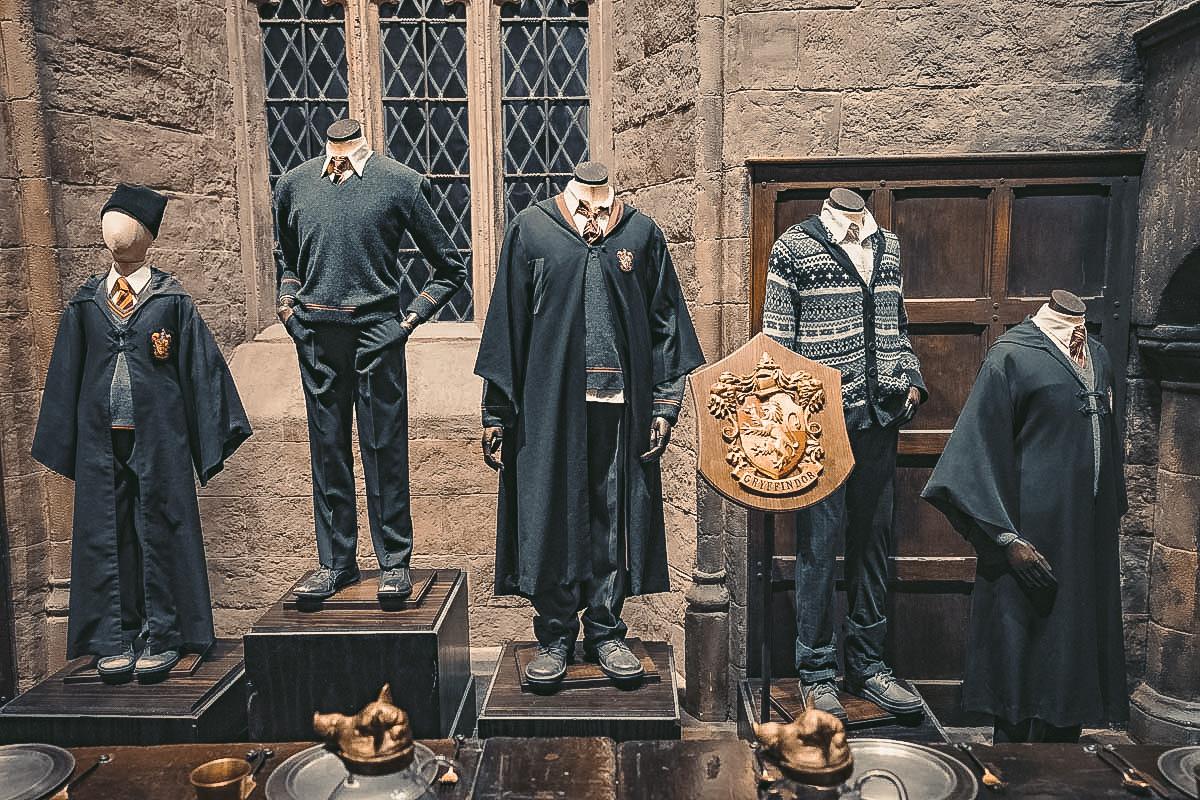 Kostüme Gryffindor, Harry Potter Studio Tour